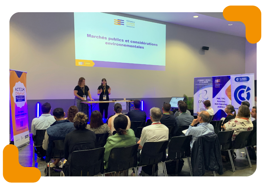 L'un des ateliers lors de la Journée de la Commande Publique à la Foire de Châlons 2024